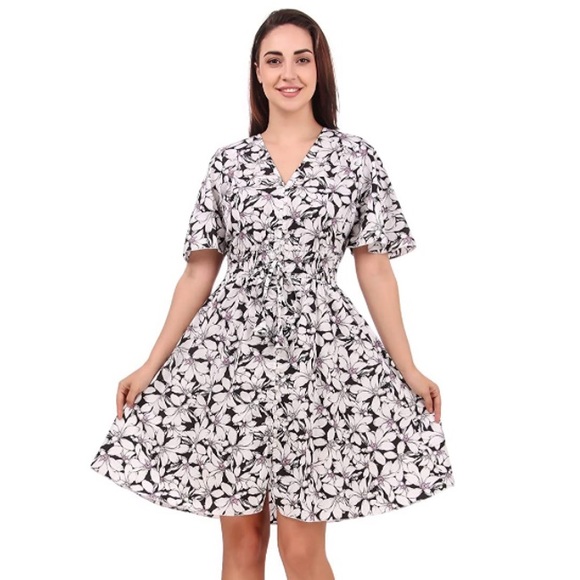 NWT Button-Up Sun Dress - Picture 1 of 8